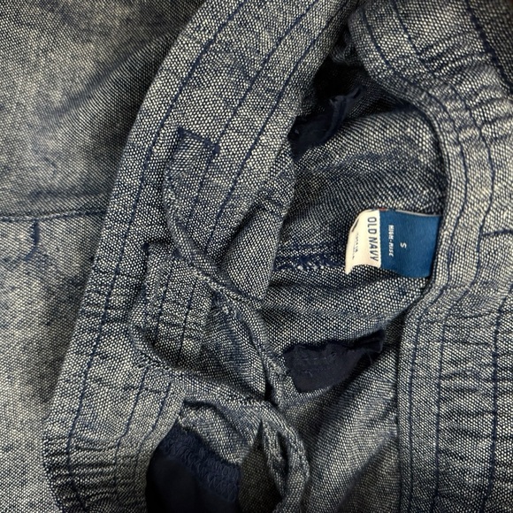 Old Navy High-Rise Blue Chambray Shorts – Size Small - Picture 5 of 5